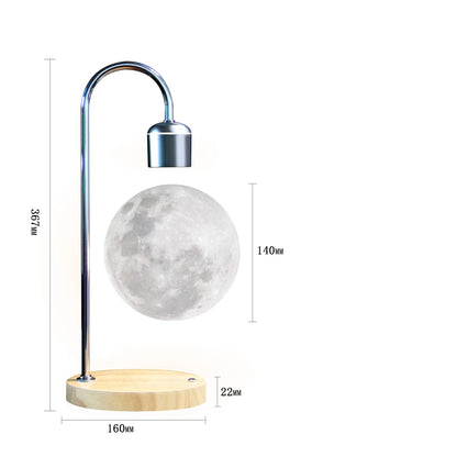 Magnetisch schwebende 3D-Mondlampe